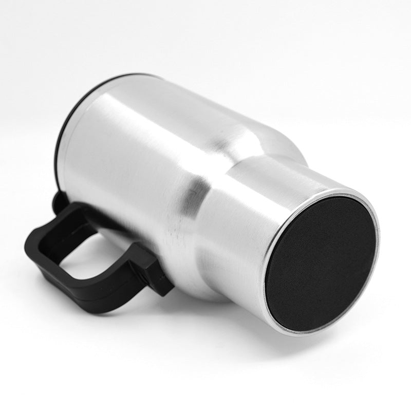 Stainless Steel Vehicle Heating Cup Electric Heating Car Kettle Camping Travel Kettle Water Coffee Milk Thermal Mug