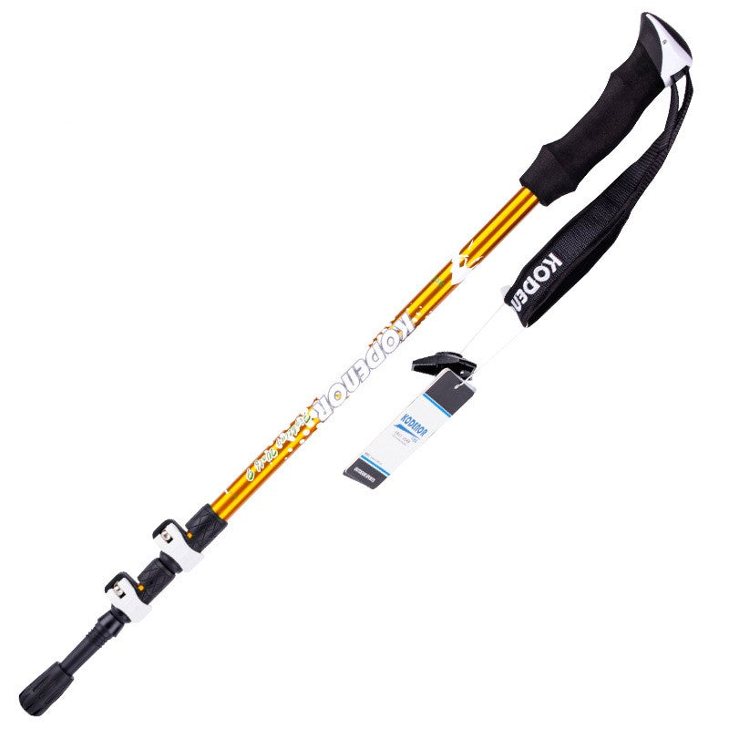 Aluminum alloy trekking pole straight handle