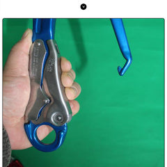 Rock climbing safety hook