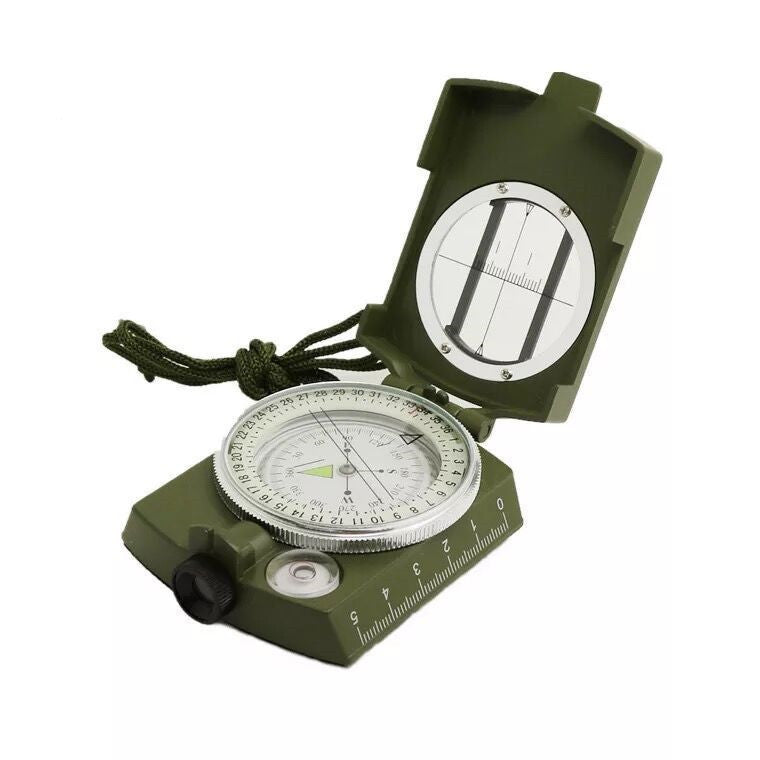 High-Precision American Compass, Multi-Function Military Green Compass