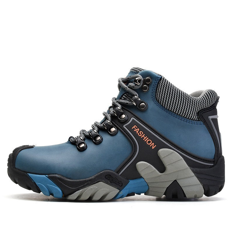 Men'S High-Top Non-Slip And Wear-Resistant Outdoor Hiking Shoes