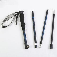 Outdoor Folding Five-section Straight Trekking Pole Trekking Pole