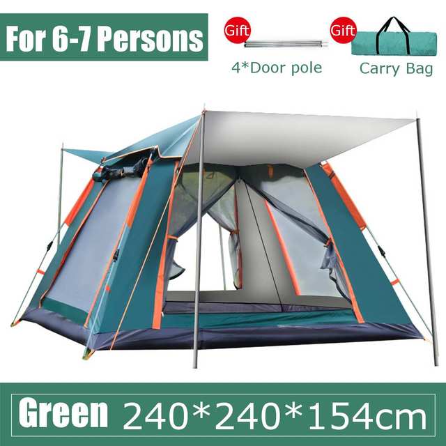 Tent Outdoor Full Automatic Speed Opening Beach Camping Tent Rainproof Multi-person Camping