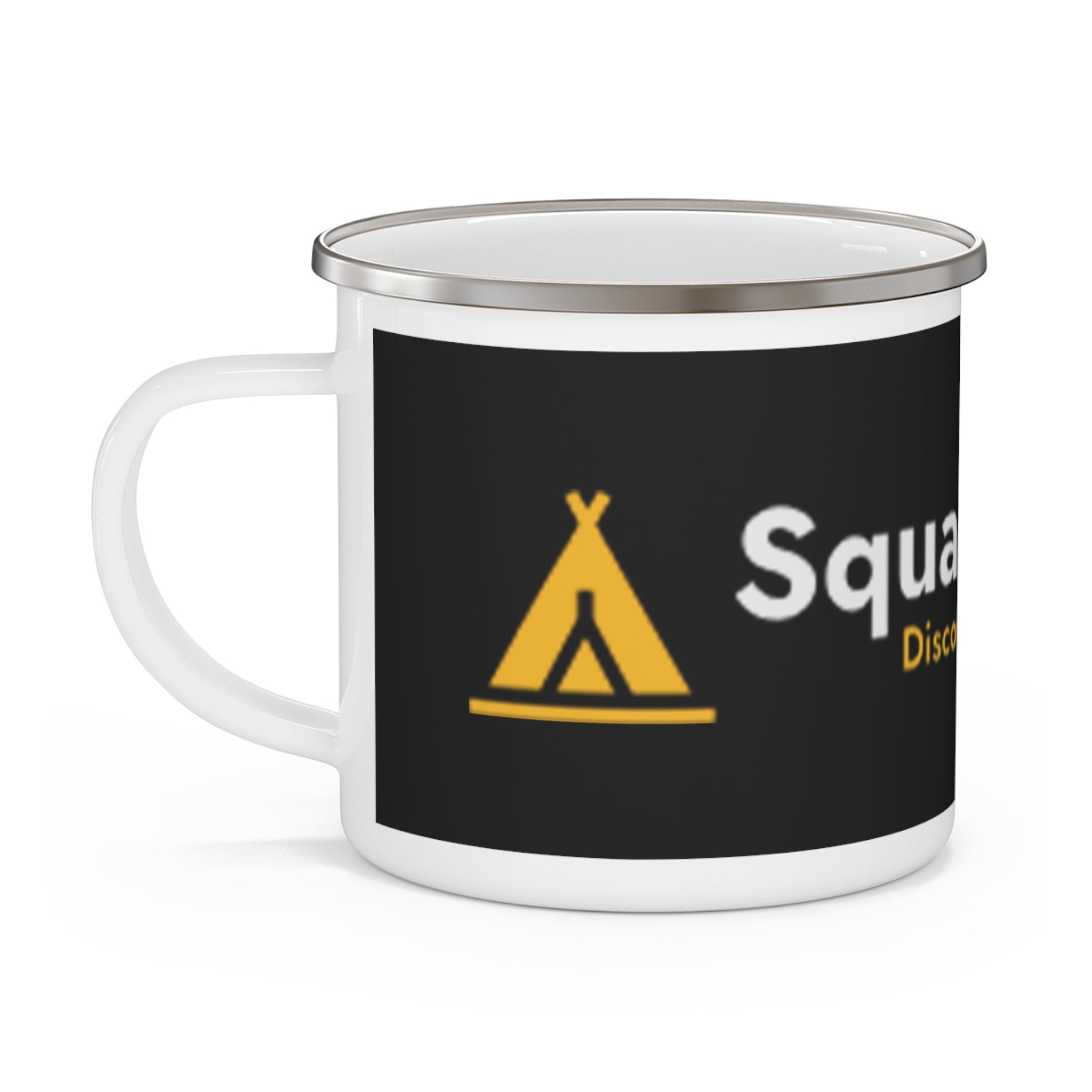 Squad Camping Branded Enamel Camping Mug