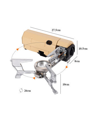 Outdoor Portable Folding Cardstock Stove Camping Cookware Card Magnetic Stove To Boil Water