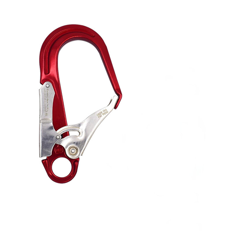 Rock climbing safety hook