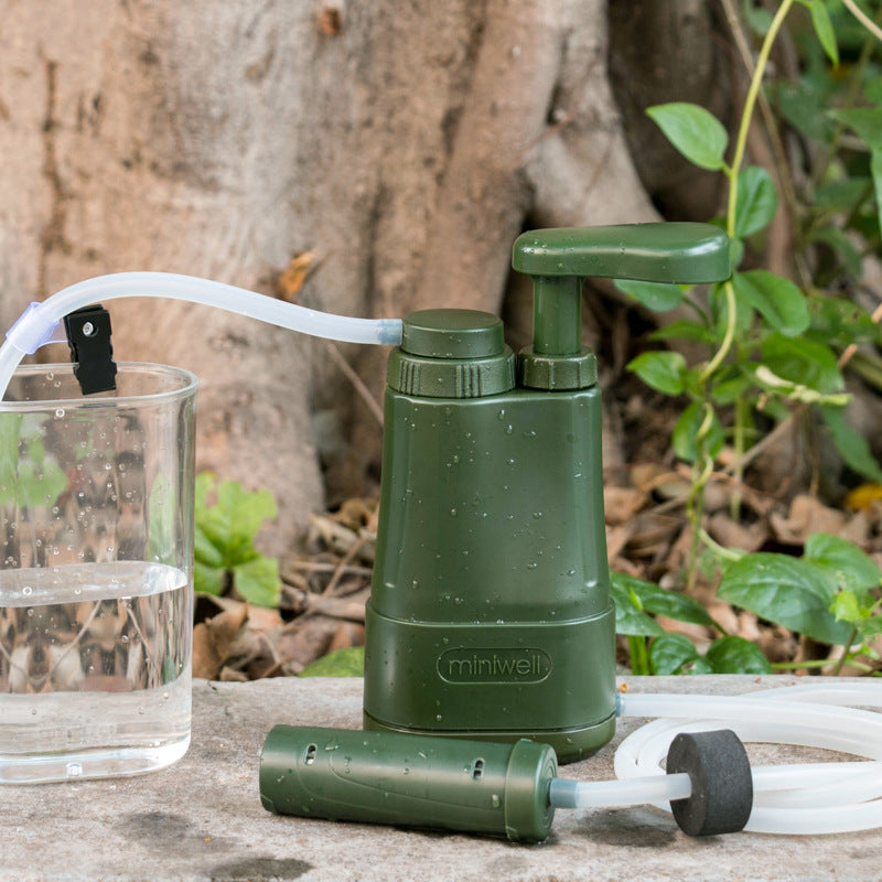 Single Soldier Water Purifier Outdoor Supplies Portable Survival Camping Sports Emergency Filter