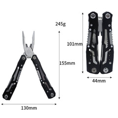 All Steel Multi-function Pliers Safety Belt Lock Combination Folding Knife