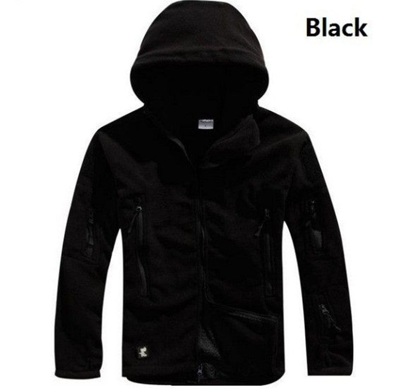 Men Military Winter Thermal Fleece Tactical Jacket