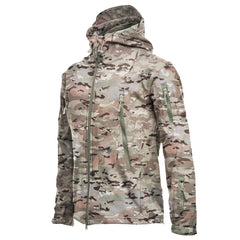 Men's Fashion Blazer Sharkskin Tactical Jacket