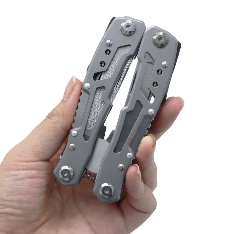 All Steel Multi-function Pliers Safety Belt Lock Combination Folding Knife