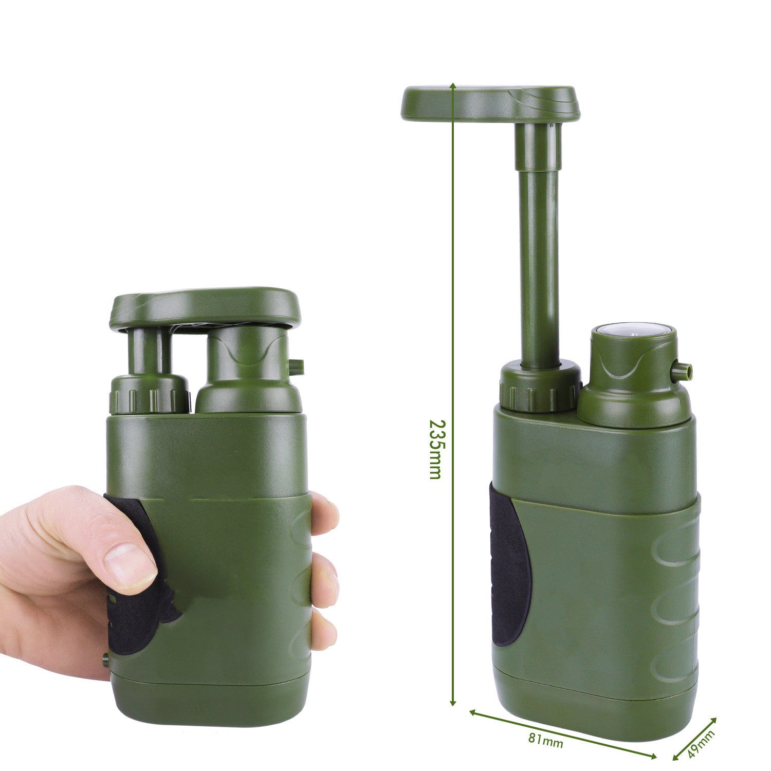 Outdoor Personal Water Purifier, Camping Portable Filter Survival Drinking Fountain, Outdoor Water Purifier